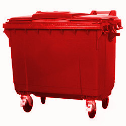 pojemnik na odpady bytowe mgb660 czerwony