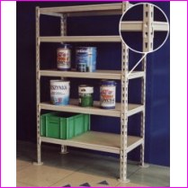Rega�y magazynowe zaczepowe MZ-2500x1000x600-3P , 3 p�ki, max obci��enie 1 p�ki do 250kg