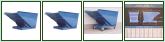 kontener do w�zka wid�owego, Kontener uchylny, kontener TK-600, kontenery przechylne, koleba do w�zka wid�owego