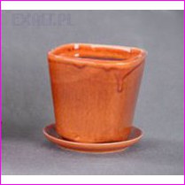Doniczka Dzwonek, �rednica 12 cm, wysoko�� 13 cm, kolor doniczki angoba PA04