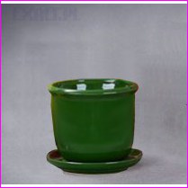 Doniczka G�adka, �rednica 14 cm, wysoko�� 11 cm, kolor doniczek szkliwiony 5063