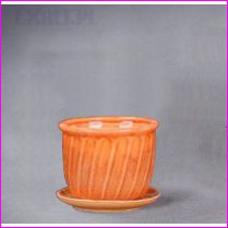 Doniczka Kr�cona, �rednica 14 cm, wysoko�� 11 cm, kolor doniczki angoba PA03