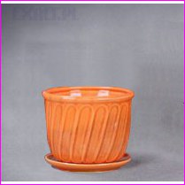 Doniczka Kr�cona, �rednica 17 cm, wysoko�� 14 cm, kolor doniczki patyna N005