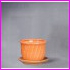 Doniczka Kr�cona, �rednica 11 cm, wysoko�� 9 cm, kolor doniczek szkliwiony 5085