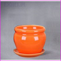 Doniczka Mak, �rednica 14 cm, wysoko�� 15 cm, kolor doniczki angoba PA04