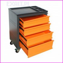 W�zek warsztatowy WSP-4 , 4 szuflady (120/120/180/200), wymiary w�zka: wysoko�� 925mm, szeroko�� 666mm, g��boko�� 430mm, kolor RAL-6010