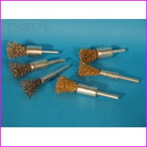 Szczotka p�dzelkowa P87, �rednica szczotki fi 25 mm, trzpie� fi 6 mm, wykonana z drutu czarnego stalowego