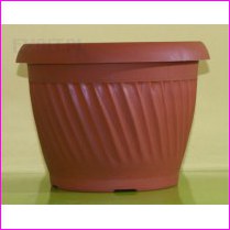 Doniczka Plastikowa Malwa Bia�a o �rednicy 14cm. Cena za 25szt