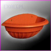 Doniczka Przy�cienna Bia�a o �rednicy 37cm. Cena za 10szt