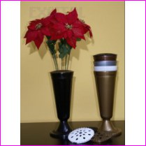 Wazon 1 Srebrny o �rednicy 14cm. Cena za 25szt