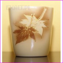 Doniczka Ceramiczna Kwadrat 2 o �rednicy 13cm. Wz�r 04. Br�zowa. Cena za 6szt